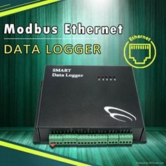 Modbus Ethernet Data Logger with programmable I/O