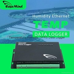 Temperature Humidity Ethernet Data Logger With 8 Temperature Sensors