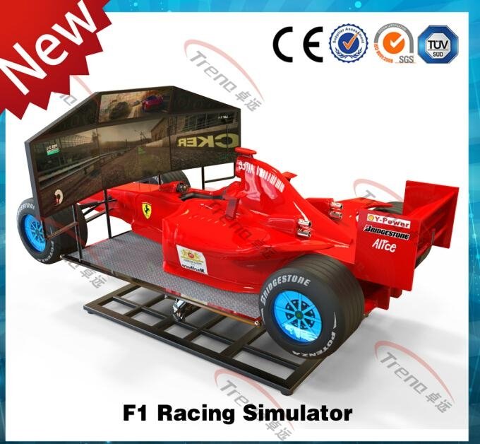 2015 oversea hot sale removable racing simulator with projector 360 2