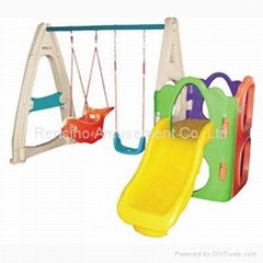 Outdoor garden swing set