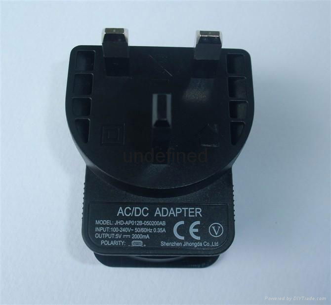 UK/BS Plug Charger adapter 5V1000mA