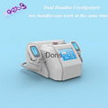 New product 2 handpieces fat freezing machine / Professional cryolipolysis machi 1