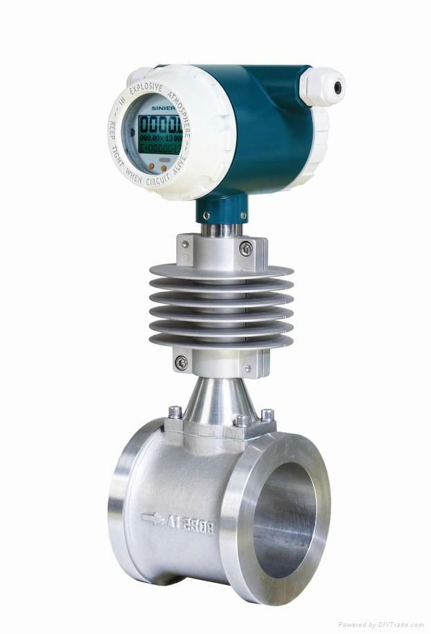 cheap gas/steam/fluid vortex flow meter made in China  2