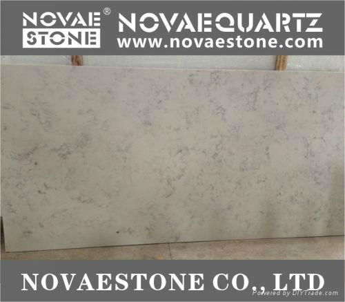 NV901 Bianco Carrara Quartz Slab 3