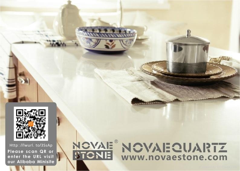 NV701 White Chocolate Quartz Stone 4