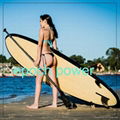 2015 new design 9 feet bamboo stand up paddle board