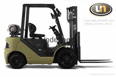UN Gasoline Forklift Truck With CE