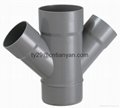 PVC -U PIPE FITTINGS FOR WARER DRAINAGE(DIN) 4