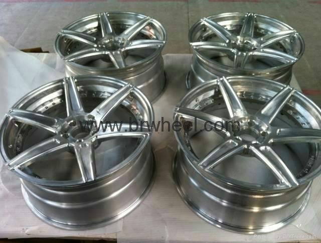 6 spokes wheels 2 Piece wheels for BMW X6 step lip not finished Adv1 design 4