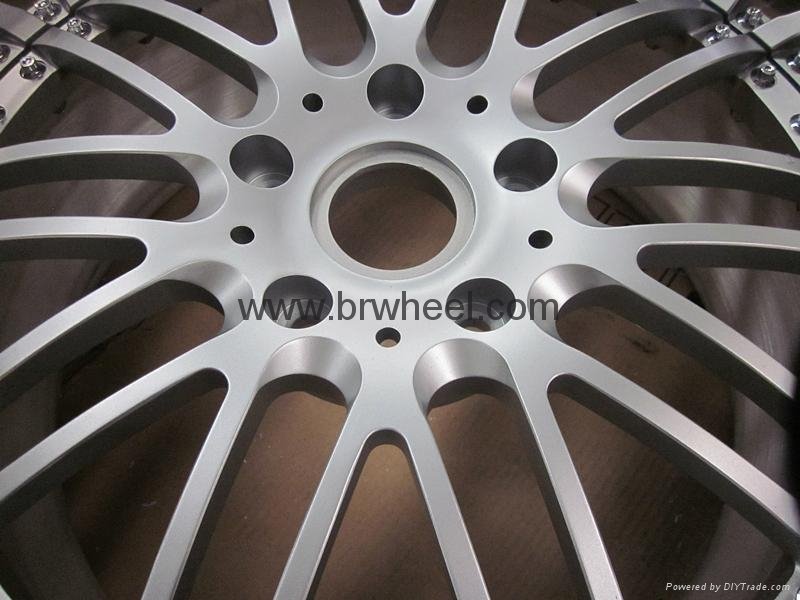3 piece forged wheels for porsche Panamera silver wheels design for vellano 2