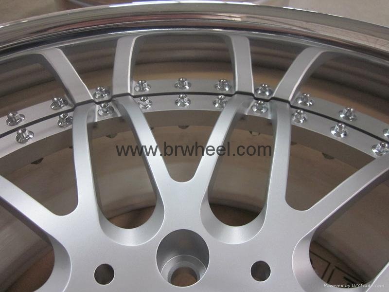3 piece forged wheels for porsche Panamera silver wheels design for vellano 3