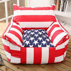 visi bean bag armchair flag printing beanbag chairs home furniture