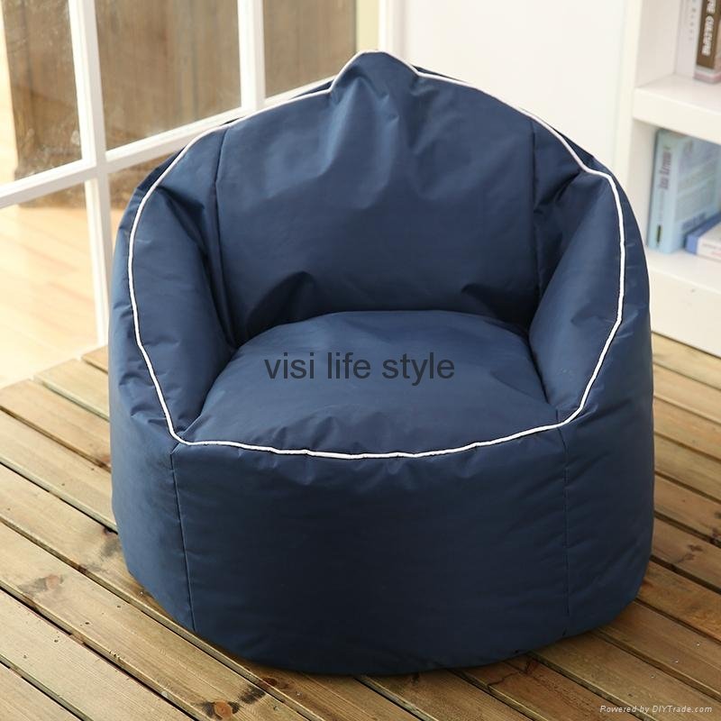 round beanbag chairs home decoration beanbag chair cover for kids wholesale 3