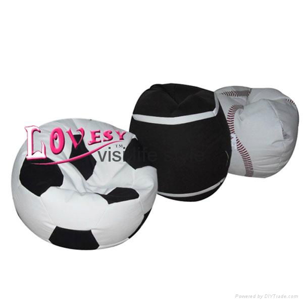 sports beanbag chairs football, basketball chairs for kids 5