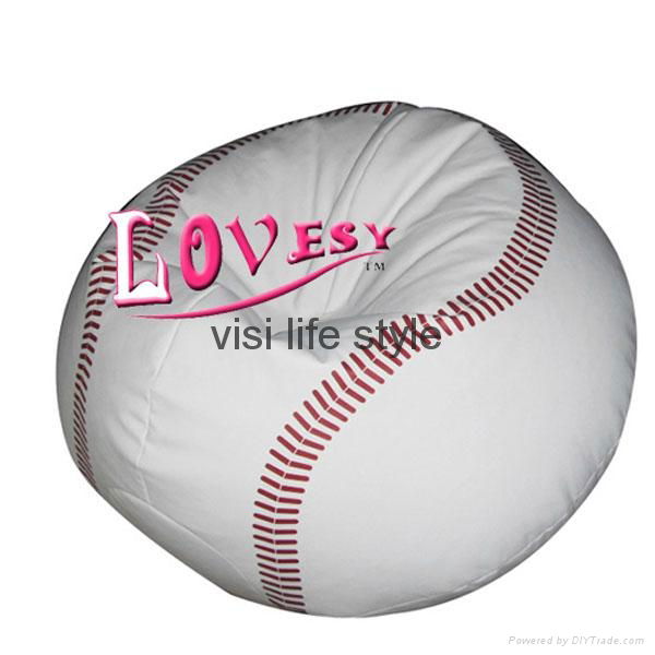 sports beanbag chairs football, basketball chairs for kids 4