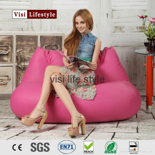 lip shape couples beanbag chair sofa cover home furniture from factory 2