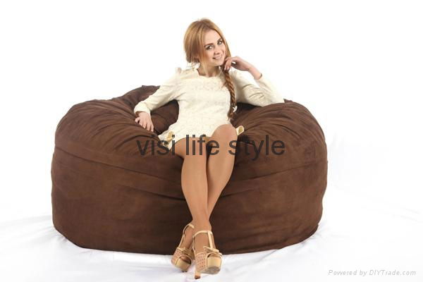 5ft foam beanbag chair bed lounge indoor furniture beanbag sofa 3
