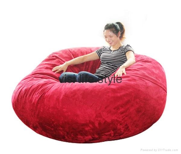 5ft foam beanbag chair bed lounge indoor furniture beanbag sofa 5