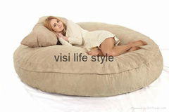 6pn foam beanbag bed relax beanbag lounge recliner wholesale from factory