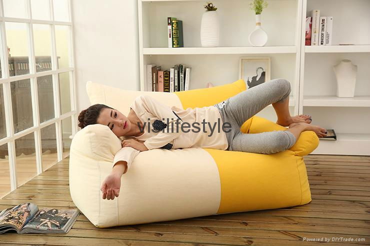 lip shape couples beanbag chair sofa cover home furniture from factory