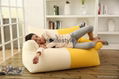 lip shape couples beanbag chair sofa