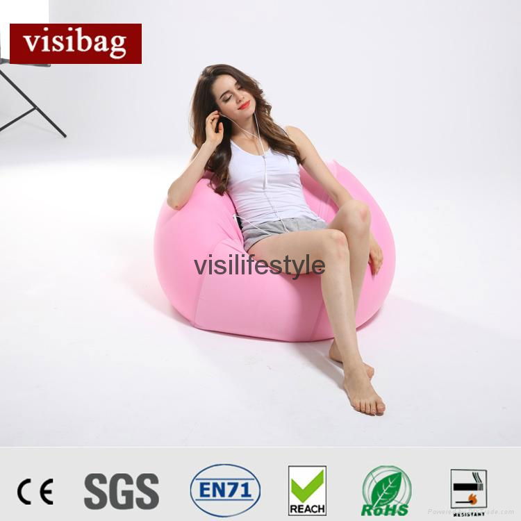 visi new stretching cube beanbag ottoman chair seat pouf 4