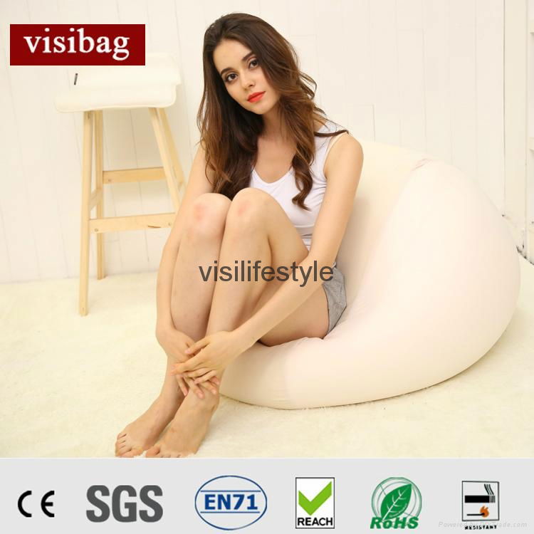 visi new stretching cube beanbag ottoman chair seat pouf 5