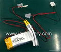 322045-2P 3.7V 500mAh Rechargeable Lipo Curved Battery  1