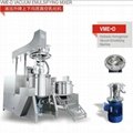 Vacuum homogenizing emulsifying cosmetic cream making machine 