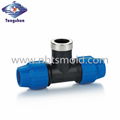 Compression fitting pipe fitting for