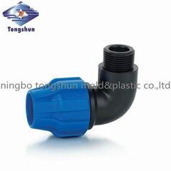 Compression fitting pipe fitting for drinking water - Elbow X MBSP