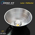 PC material COB reflector for spotlight 35mm 23 degree ceiling light fixturers 3