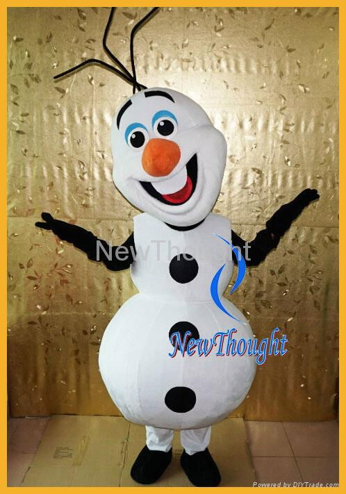 Frozen Snowman Olaf Mascot Costume for Adult 2