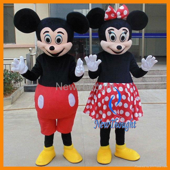 2015 New design Mickey Mouse Minnie Mouse mascot costume