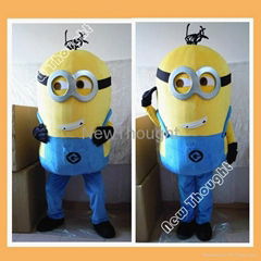 Despicable me minion mascot costume for adult