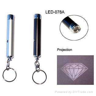 Torch projector keychain 3