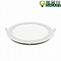 Slim LED panel light round