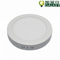 Round surface mounted LED panel light