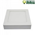 Square LED surface mounted panel light