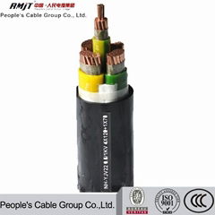 China Product Copper Conductor XLPE Insulated SWA PVC Sheath 4 Core Power Cable