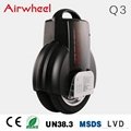 Airwheel brand CE ROHS MSDS UN38.3 certificated Q3 340wh electric scooter