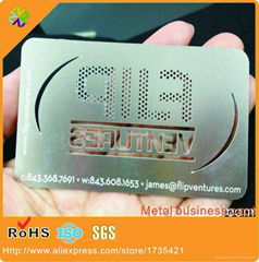 stainless steel material 80*50mm cutting through card metal