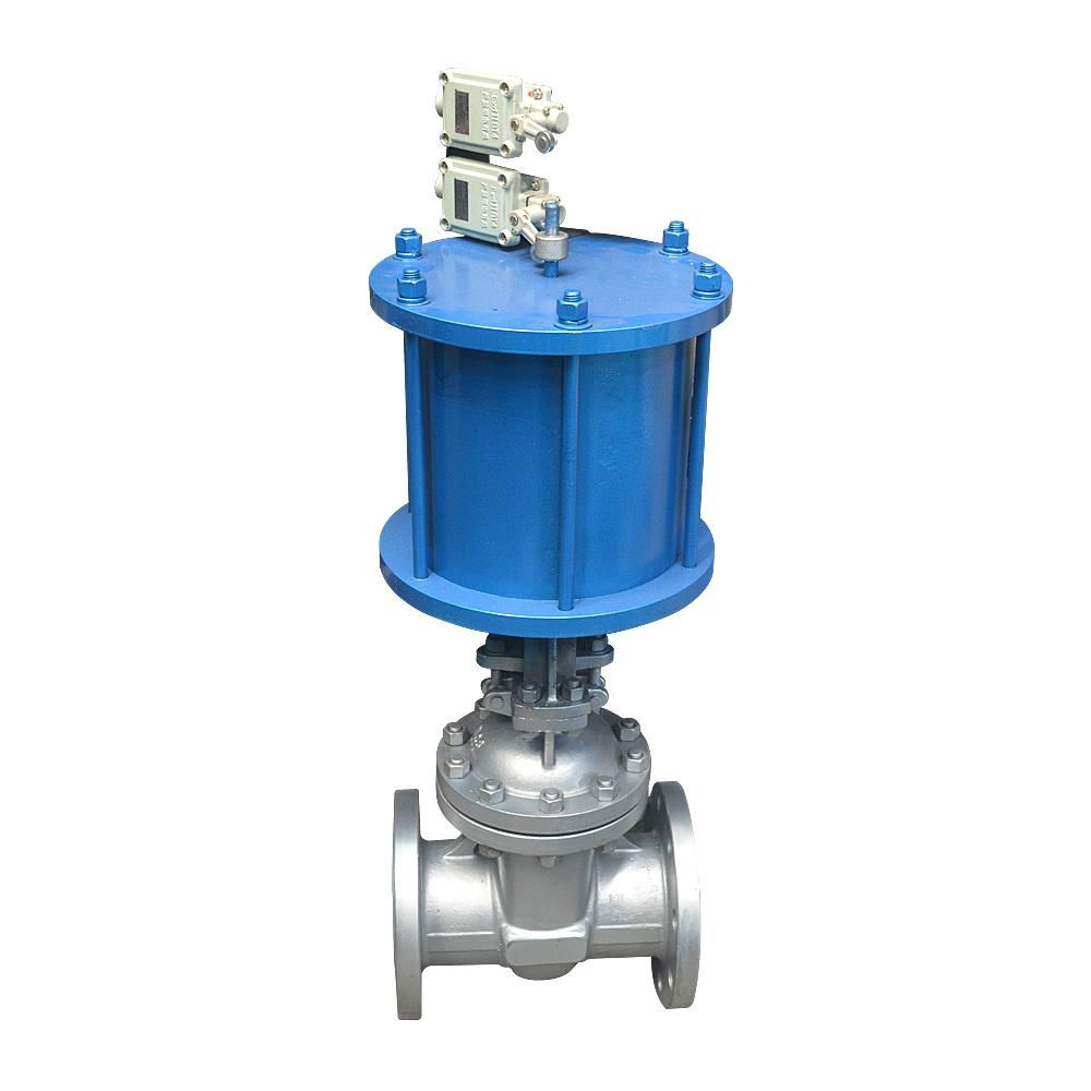 CS Pneumatic Flange Gate Valve PN16 3