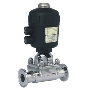 Pneumatic Sanitary Clamped Diaphragm Valve 316L