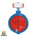 Gas Low-load Large size Pneumatic Ventilation Butterfly Valve 2