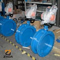 Gas Low-load Large size Pneumatic Ventilation Butterfly Valve 3