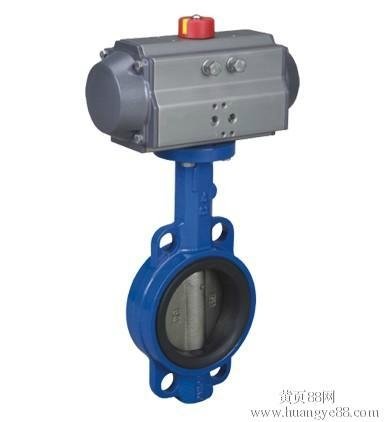 water treatment soft seat pneumatic wafer butterfly valve 2