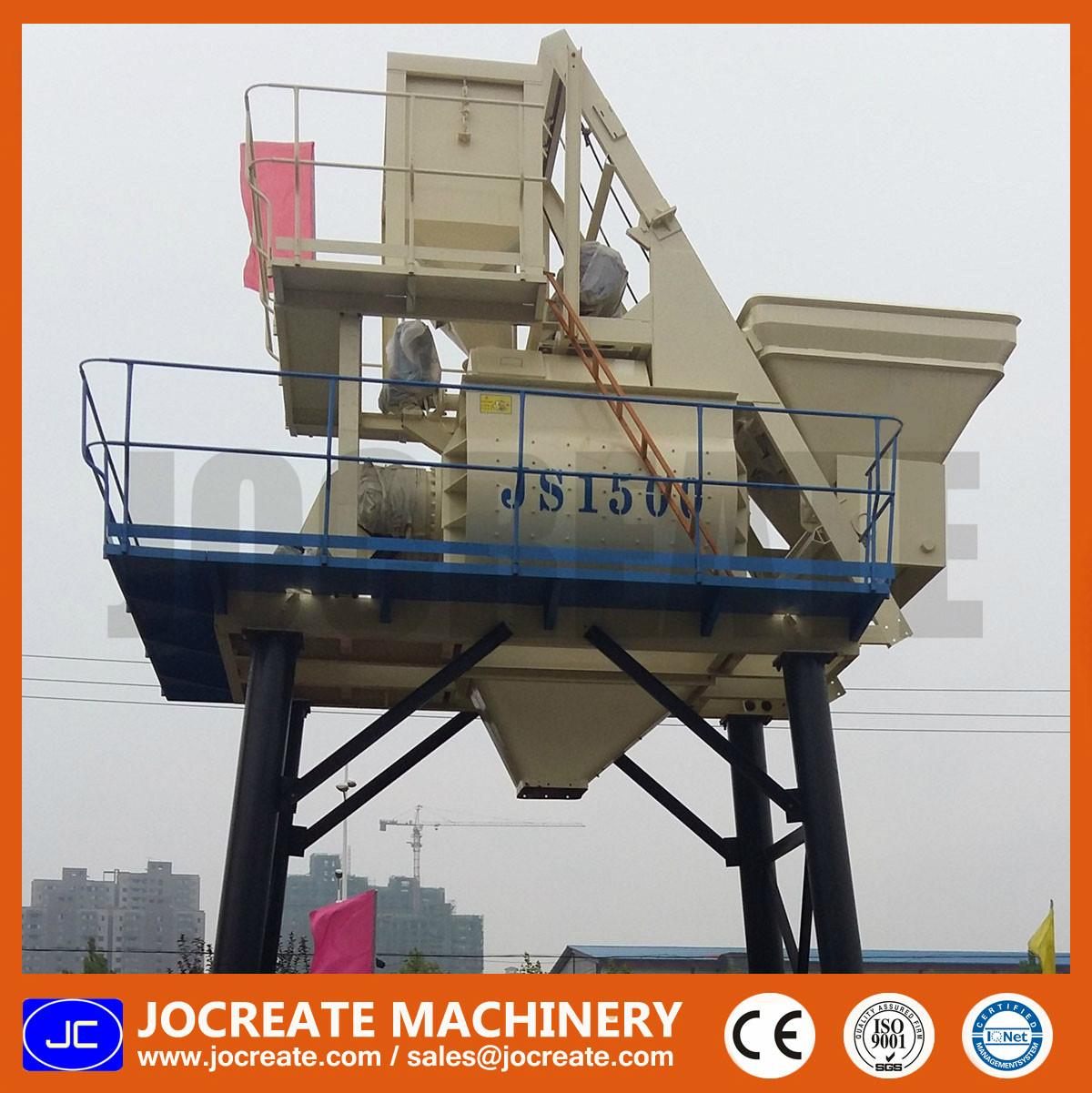 JS1500 twin shaft concrete mixer with competitive price JOCREATE