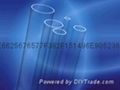 Transparent quartz glass rod 1