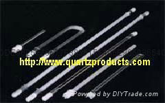 Transparent quartz glass rod 2